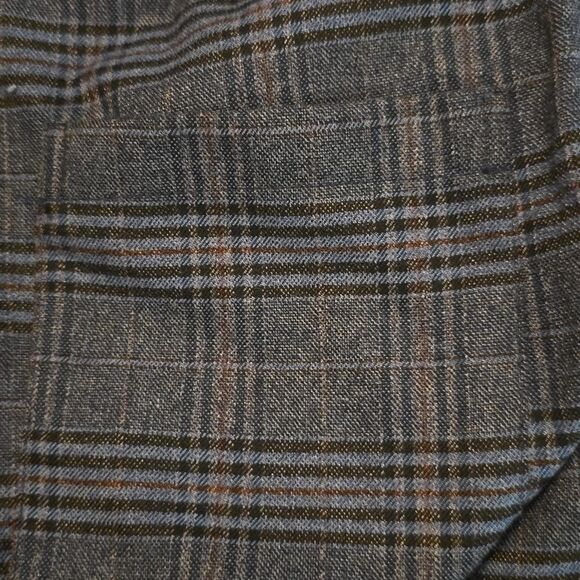 Treasure & Bond Women's size S Pull on Blue Black Red Plaid Poly Blend Pants - Picture 5 of 9